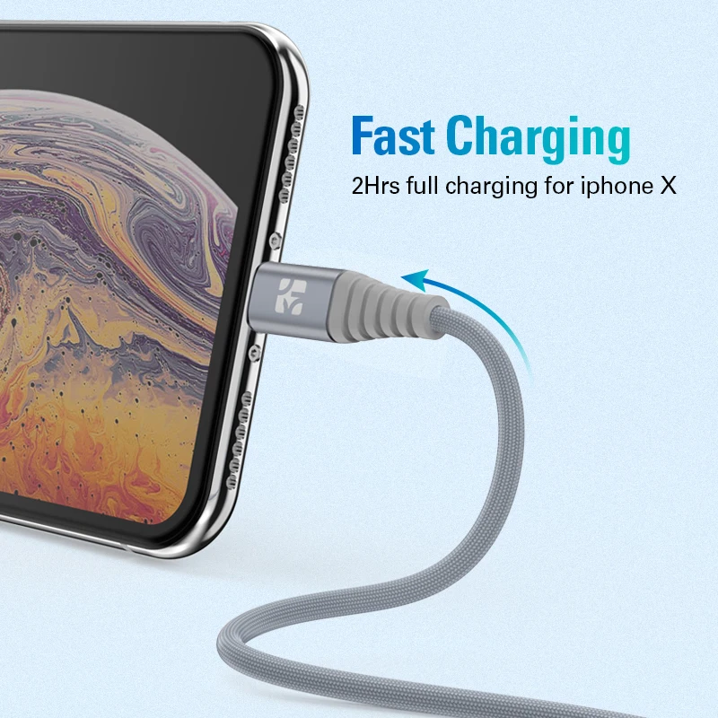 Coolreall MFi кабель Lightning USB быстрая зарядка для iPhone Apple кабель для зарядки данных для телефона X XS Max XR 8 7 6S 6 Plus 5S SE 5