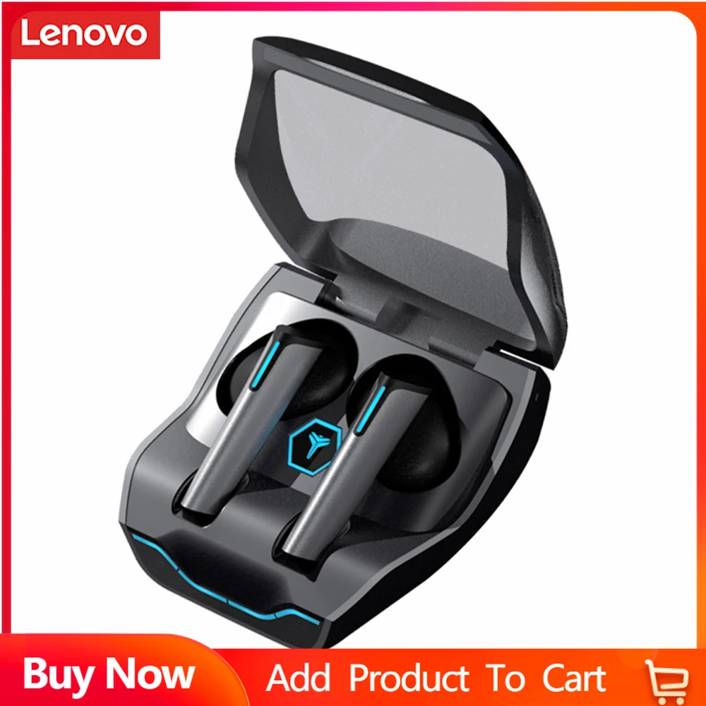 

Lenovo Earbuds XG02 TWS Gaming Earphones Wireless Bluetooth Headset with Low Latency Noise Reduction Microphone Headphones