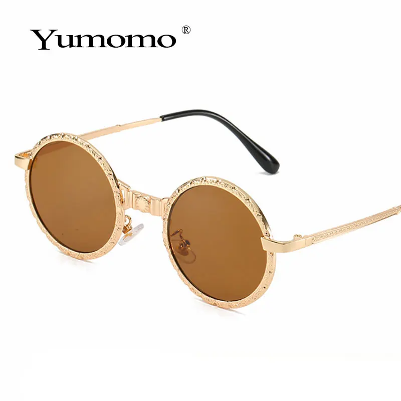 Модные готические солнцезащитные очки в стиле стимпанк для мужчин и женщин