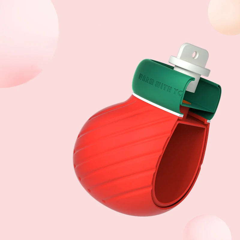 Силиконовая теплая сумка для горячей воды Рождественский термофон милая