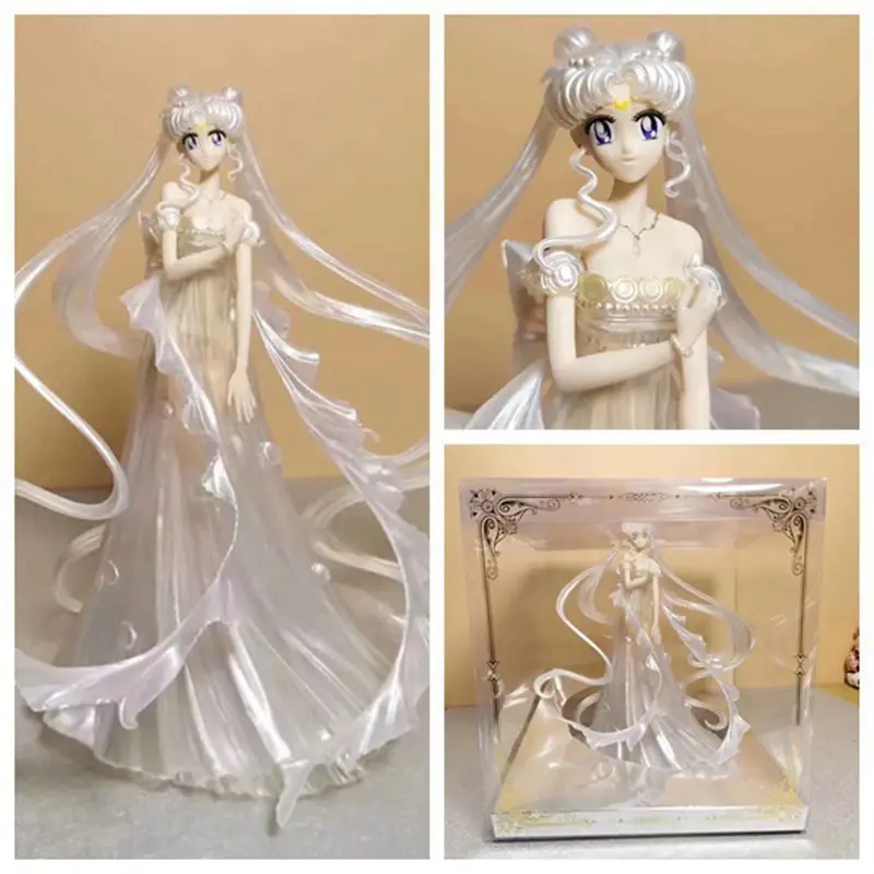 

25cm Sailor Moon Tsukino Usagi Action Figure PVC Collection Model toys brinquedos for christmas gift