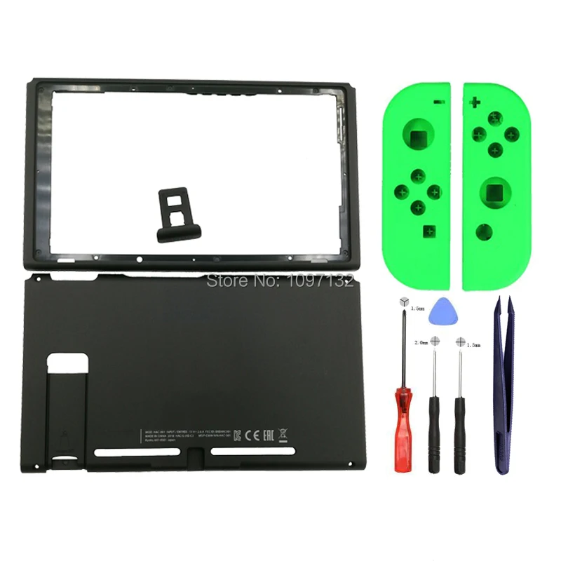 Запасная Передняя и задняя лицевая панель для Nintendo Switch NS игровая консоль Joy con
