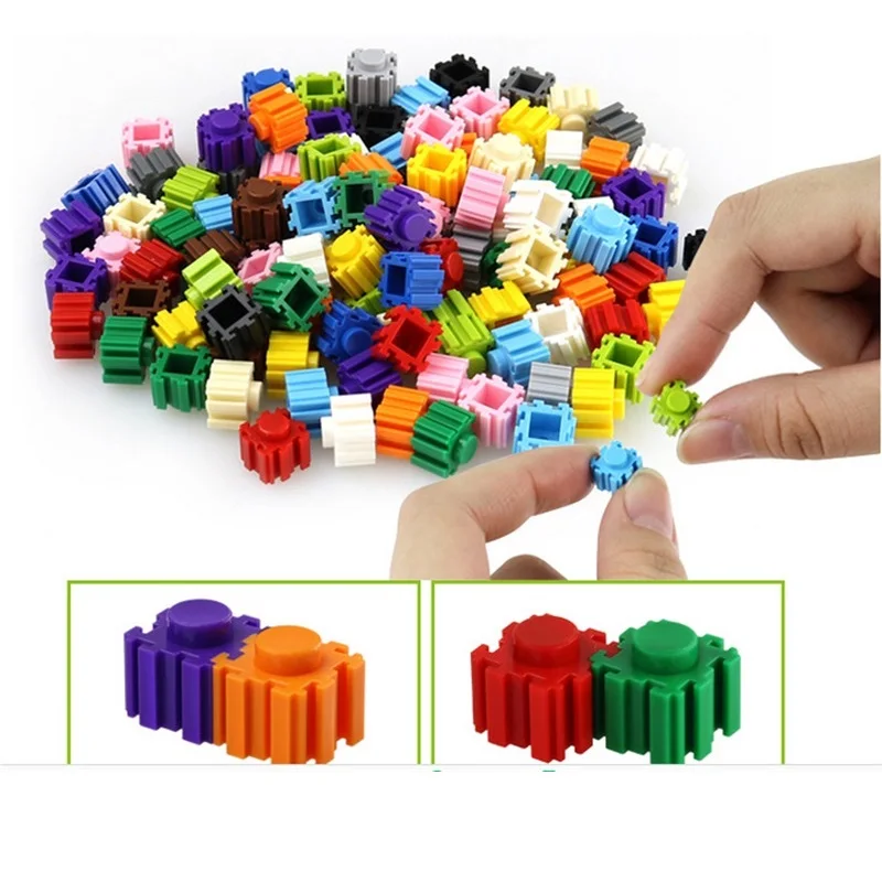 Пластиковые блоки для подключения объемная упаковка кирпичи творчества