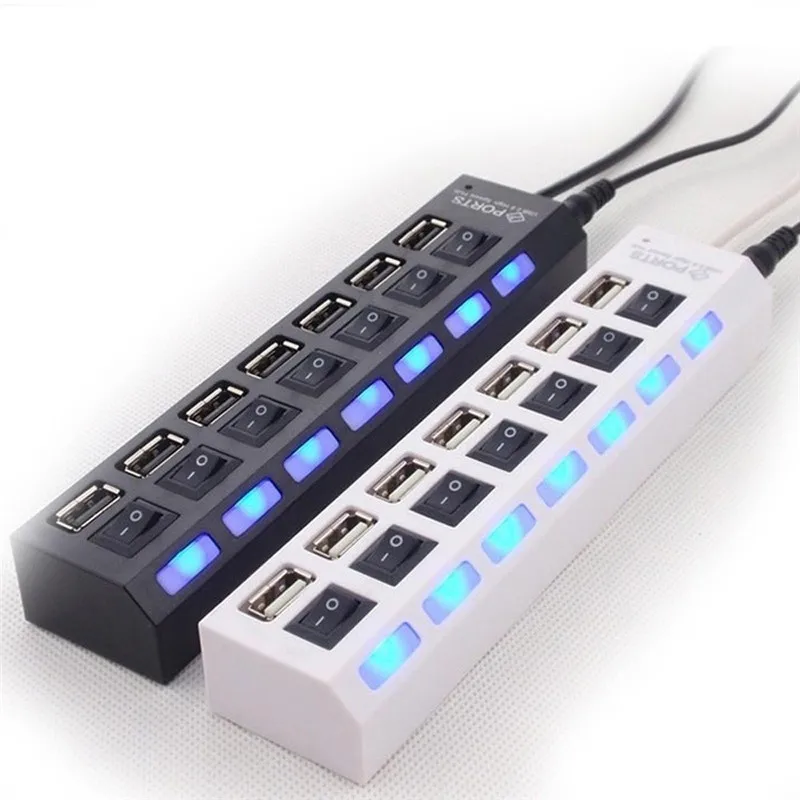 USB 4/7 концентратор с несколькими портами 2 0 порт s Высокоскоростной