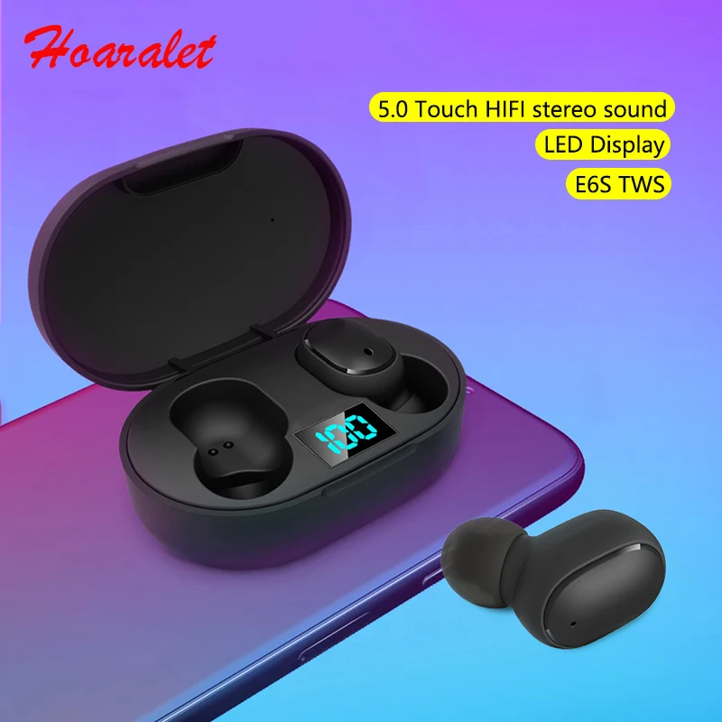 Настоящие беспроводные Bluetooth наушники для Honor Vivo Airdots спортивные вкладыши с