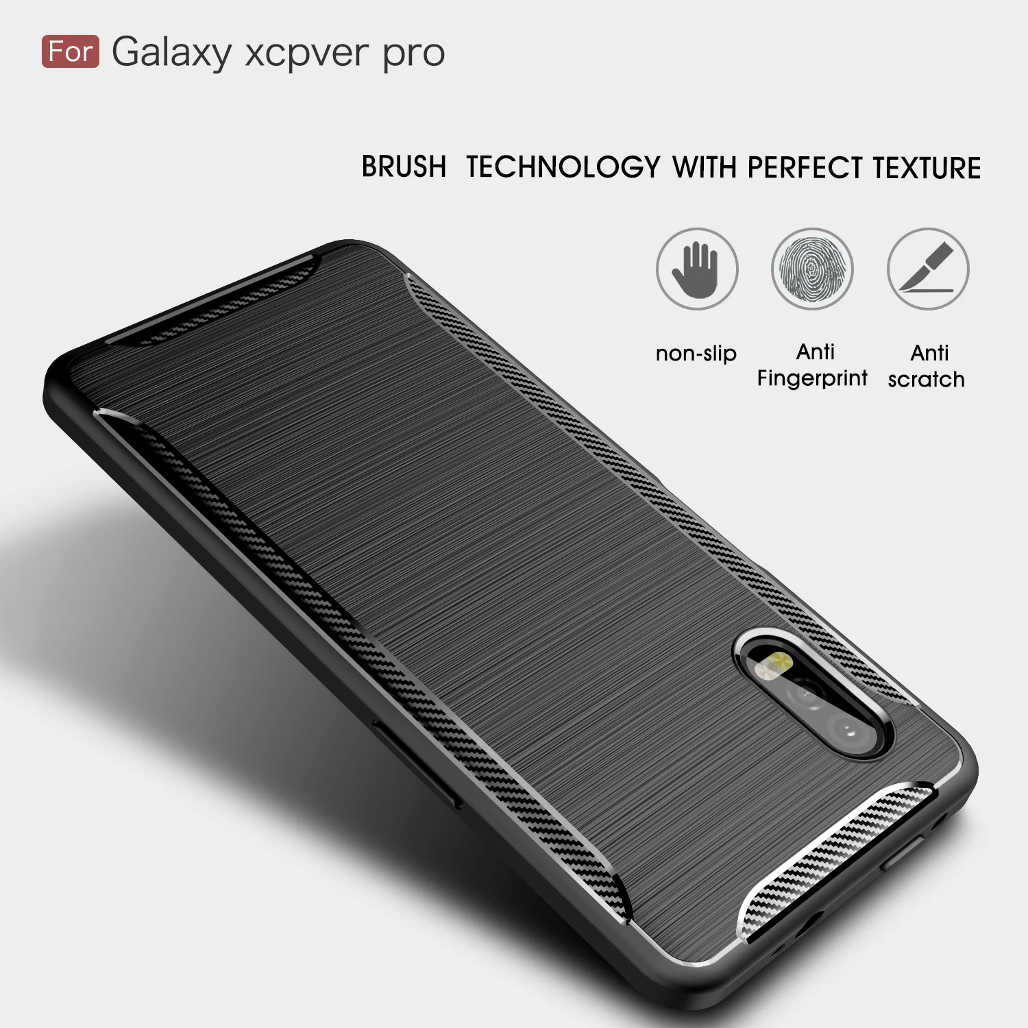 Новый чехол для телефона из углеродного волокна Samsung Galaxy Xcover Pro противоударный