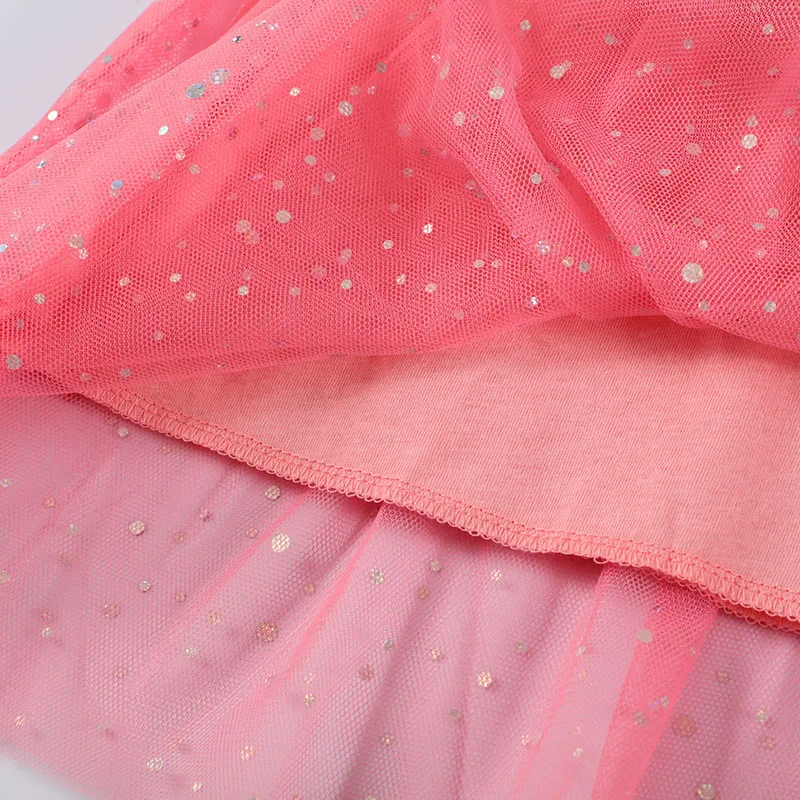 

Girls clothes spring and autumn new girls dresses European and American net yarn princess dress 2-7 years old children clothing