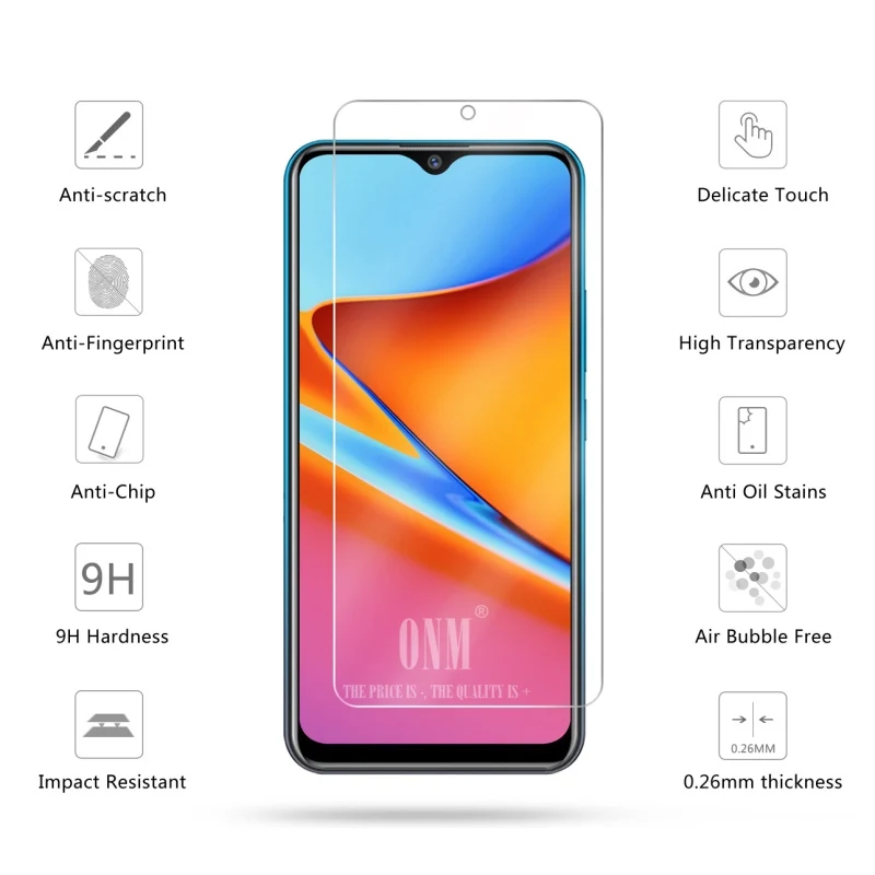 Закаленное стекло для VIVO Y17 защита экрана 2.5D 9H Премиум Закаленное стекло для VIVO Y17 защитная пленка