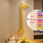 Акриловые 3d-наклейки в виде жирафа, измеритель роста для детских комнат, крыльца, детской комнаты, дальномер, 2021