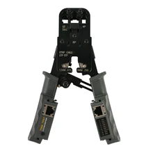Multifunctional Network Crimping Tools for RJ45 Test Crimping Tool with Ratchet Cat6 RJ12 RJ45 RJ50 RJ11(8P8C/6P6C/6P4C)