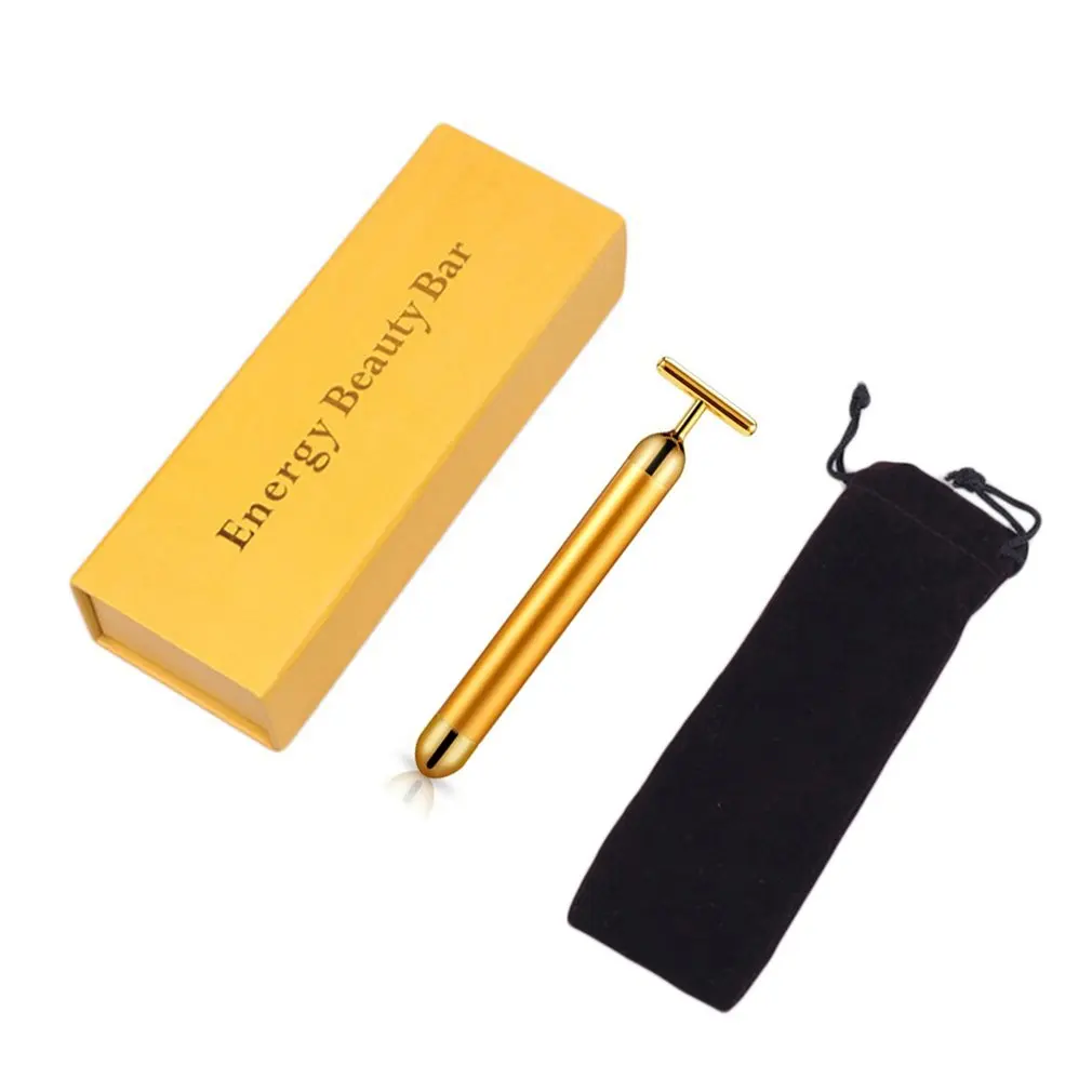 

Small Size Facial Beauty Tool Facial Massager T Shape Facial Beauty Care Vibration Facial Beauty Massager Energy Vibrating Bar