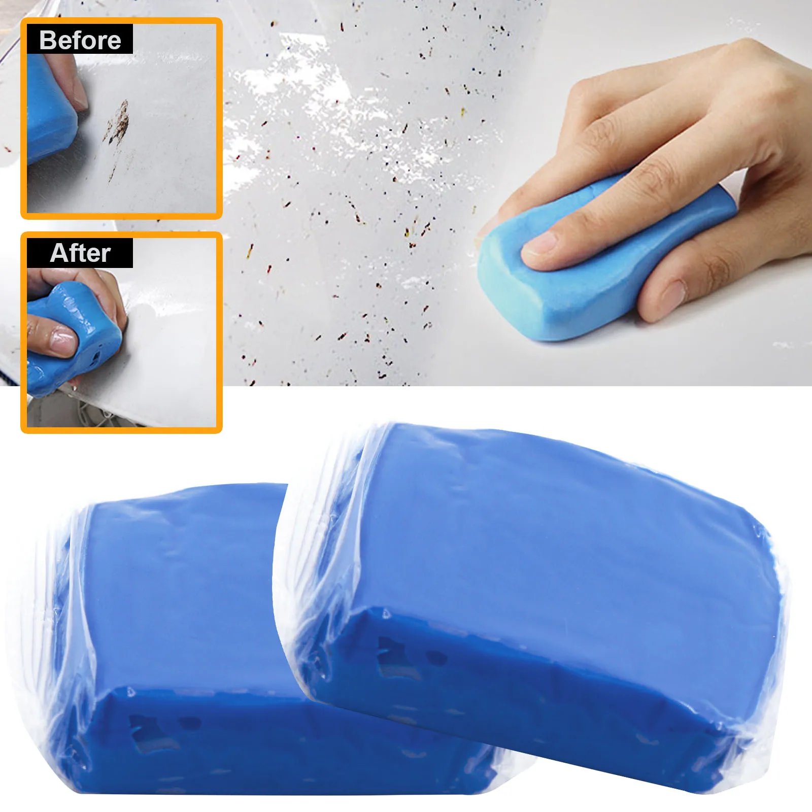 

Auto Care Car Wash Detailing Magic Car Truck Clean Clay Bar 100g Bar Auto Vehicle Detailing Cleaner Car Styling Cleaning Tools