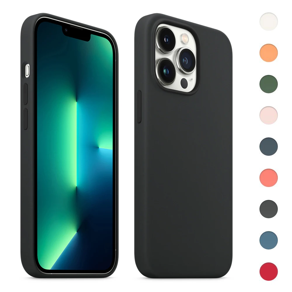 

Оригинальный силиконовый чехол с магнитом-чехол для Apple iPhone 13 Pro | 13 Pro Max | 13 Mini