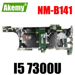 akemy for lenovo thinkpad x1 carbon 5th 2017 notebook motherboard nm b141 cpu i5 7300u ram 8gb 100 test work rfu 01ay074 free global shipping