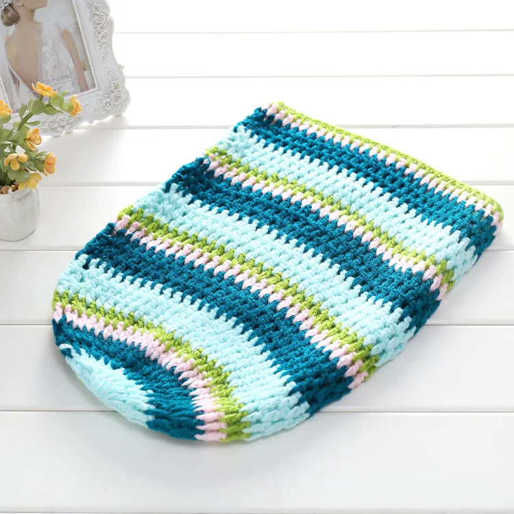 

Baby's Growth Memorial Newborn Hundred Days Handmade Caterpillar Sleeping Bag Photography Clothes Newborn Props