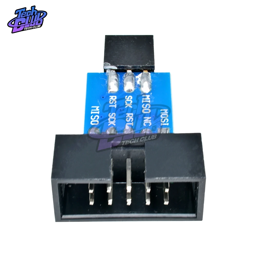 Преобразователь 10-6 контактов в стандартную плату адаптера для ATMEL STK500 AVRISP USBASP ISP