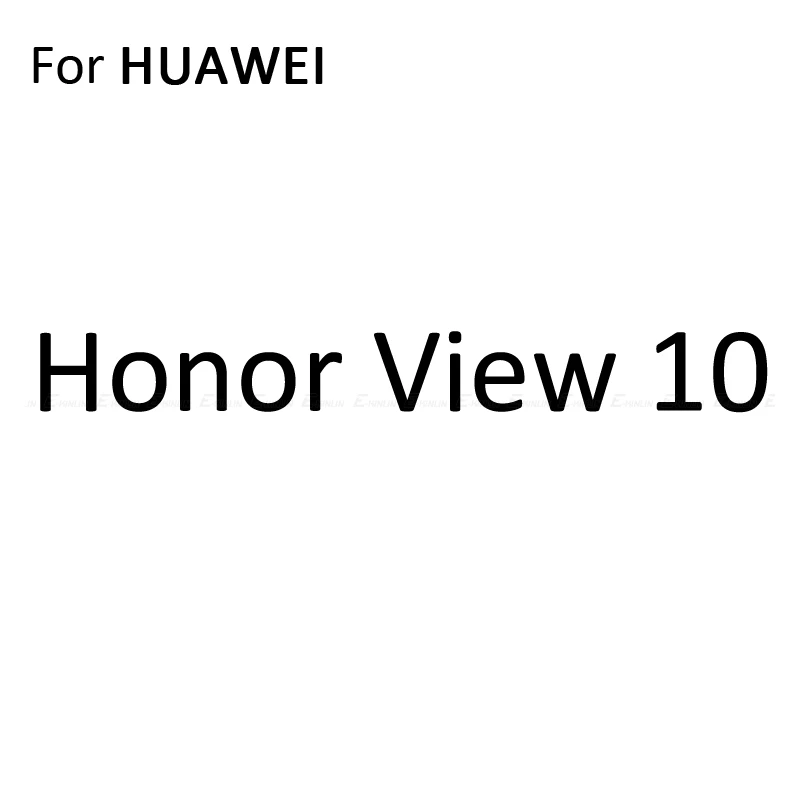 For Honor View 10 3D углеродное волокно задняя крышка Защитная пленка для экрана для HuaWei Honor Note 10i 20i 20S View 30 20 10 Pro Lite V9 Play не стекло - Цвет: For Honor View 10