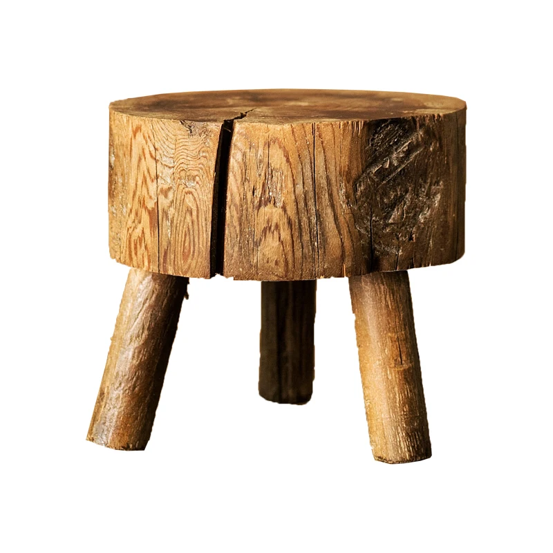 

Натуральное дерево Ретро цельной древесины съемки реквизит украшения сада балкон отделанные маленькой клеткой в стиле сидения стула