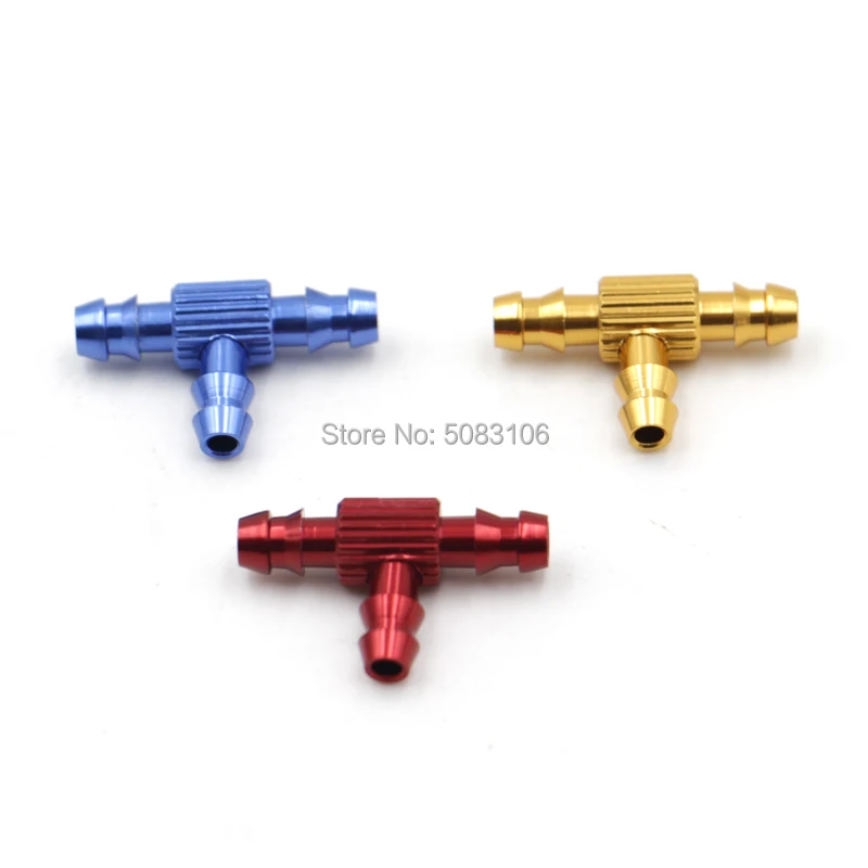 2 шт алюминий сплав 3 way топливна