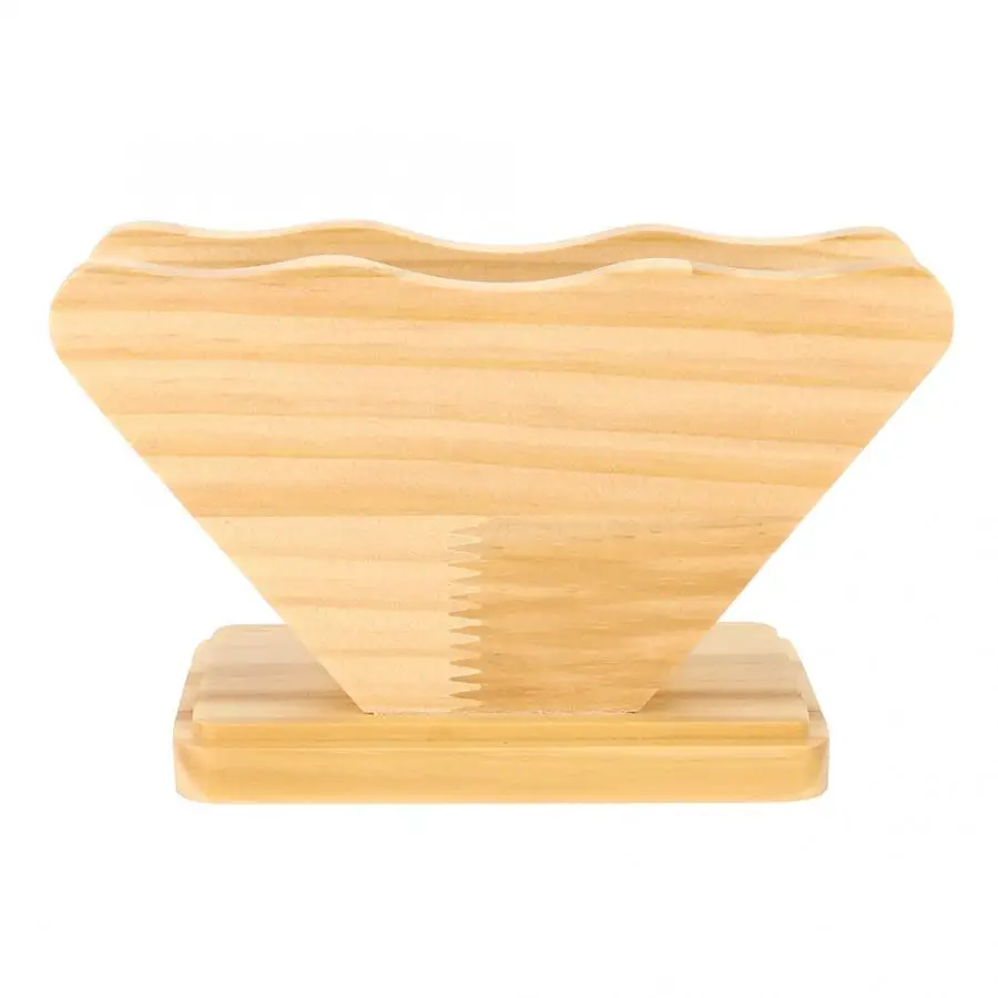 Coffee Wood Filters Holder Display Shelf Filter Paper Dispenser Storage Rack Stand dolci gusto refillable | Дом и сад
