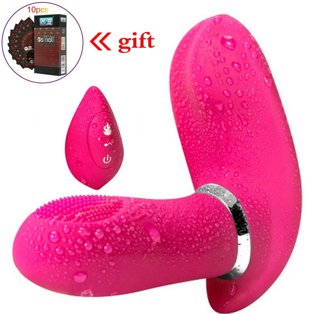 Дистанционное управление беспроводной вибратор Дилдо 7 скоростей G spot с usb