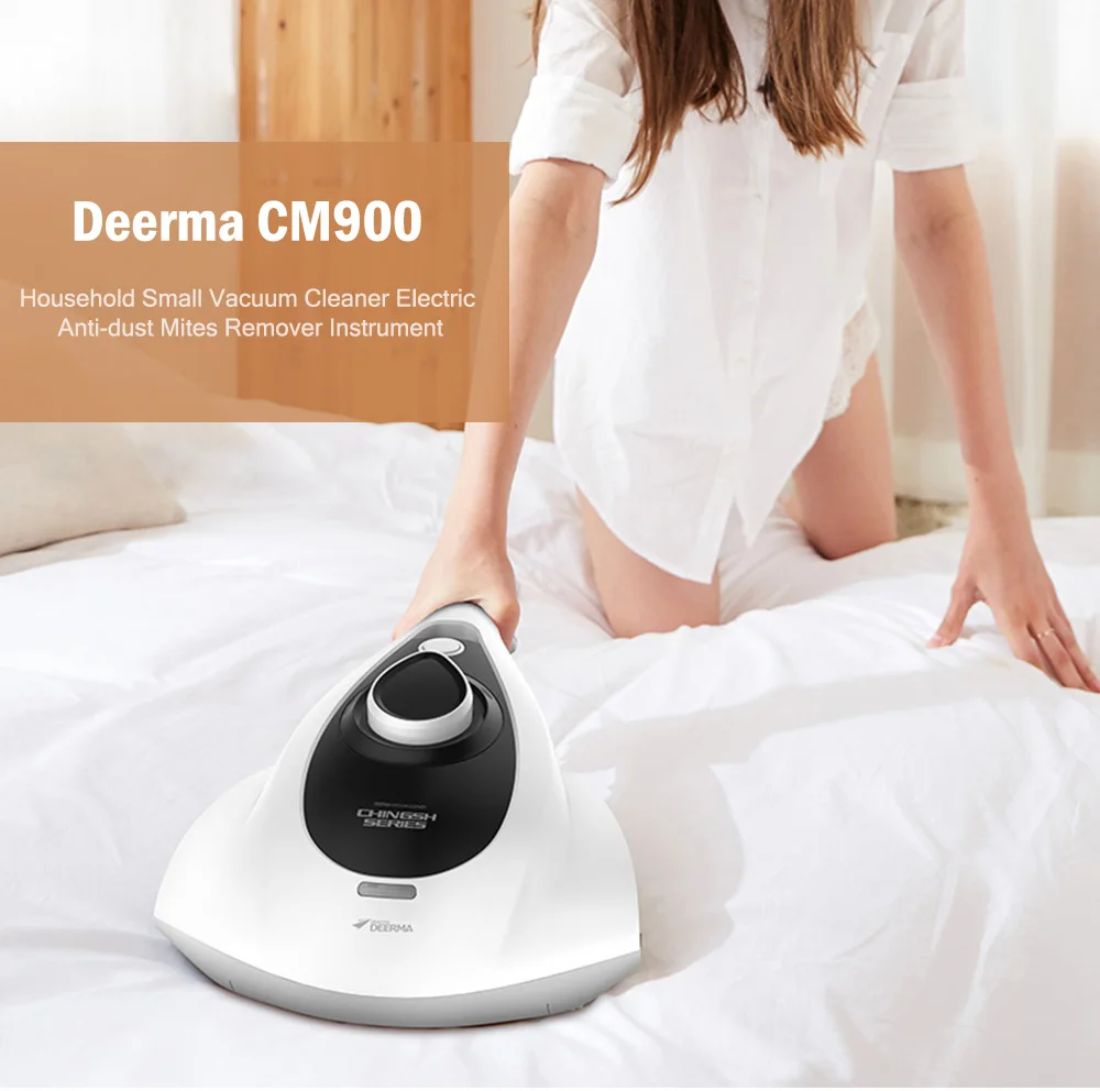 Deerma UV клещей пылесос 12000pa ручной Анти-пыль HEPA для кровати матрас Подушка Диван высокая частота вибрации