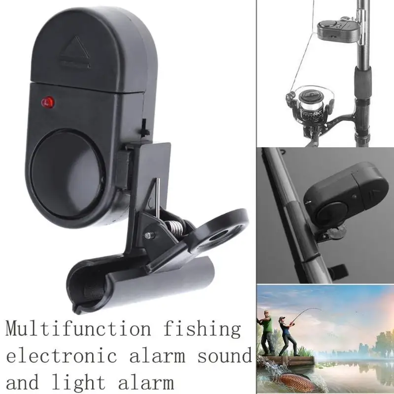 1 шт. цифровой сигнализатор укуса индикатор на удочке черные снасти рыболовные