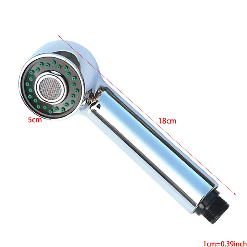 

Replacement Shower Head Kitchen Utensil Dishwasher Kitchen Shower Sink Spout ABS Handheld Water Saving Shower Head 1/2in male