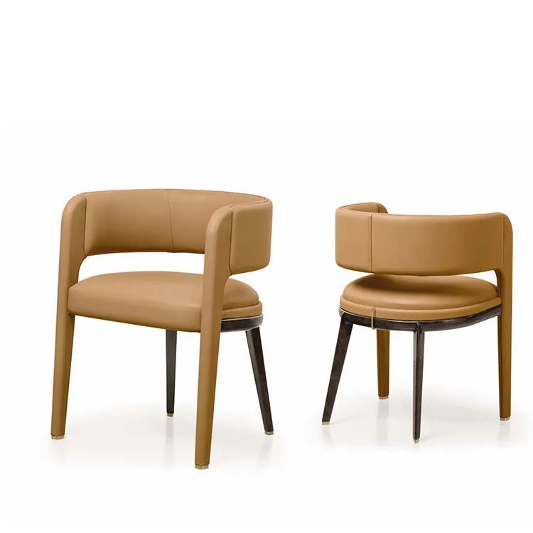 

Luxury Elegant Modern Simple Design Factory wholesale dining room furniture black and white fabric dining chairs