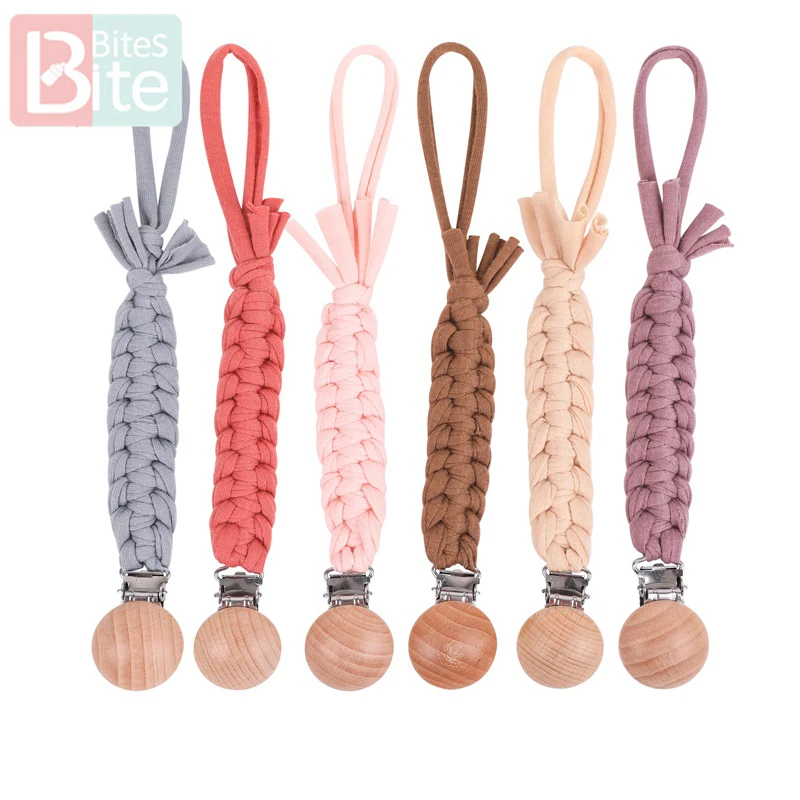 1 шт. Детская Соска с зажимом цепочка из бука пустышка держатель для соски детский