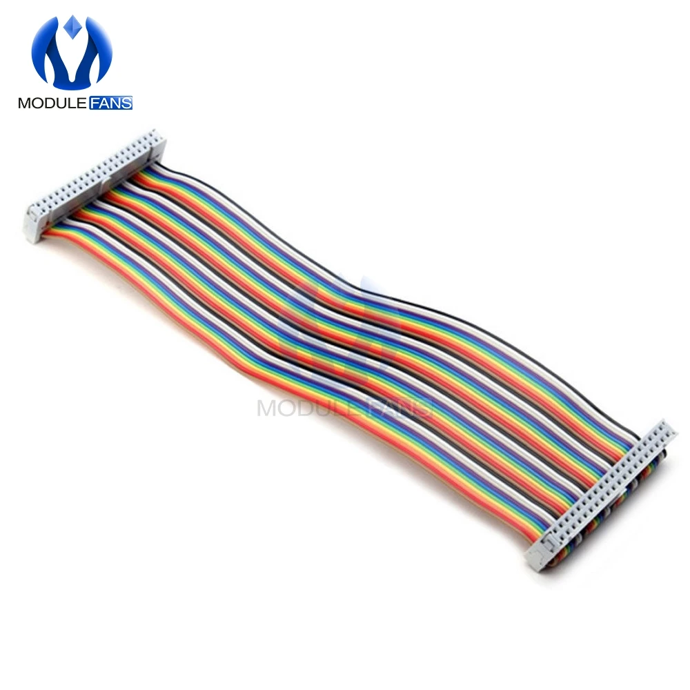 20 см 40 PIN Way GPIO Радуга ленточный кабель для Raspberry Pi Модель B/Модель B