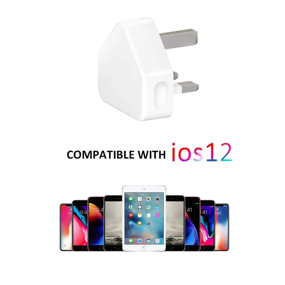 100 шт. MFi сертифицированная Зарядное устройство настенный USB Переходник штекер