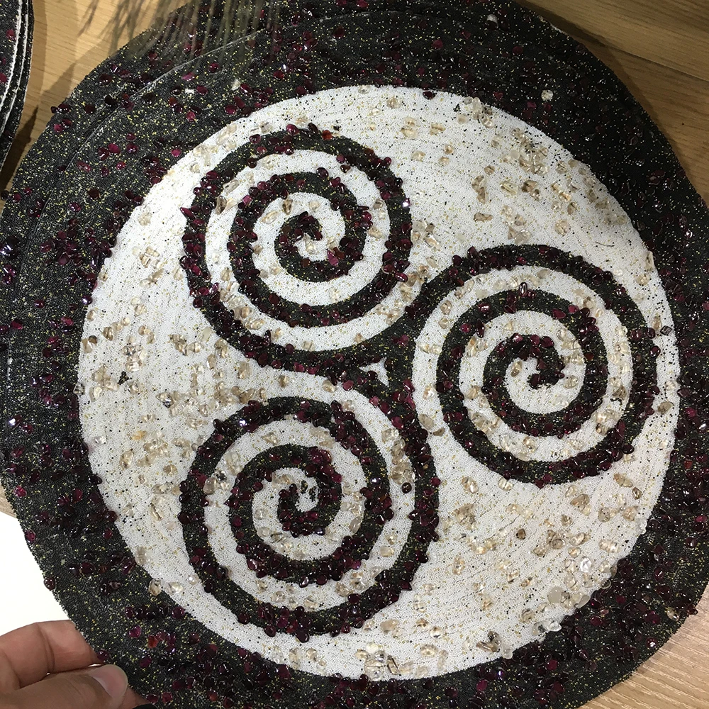 

1pc Natural gravel magic mat home living room decoration decoration artwork ornaments open chakras to restore spiritual power