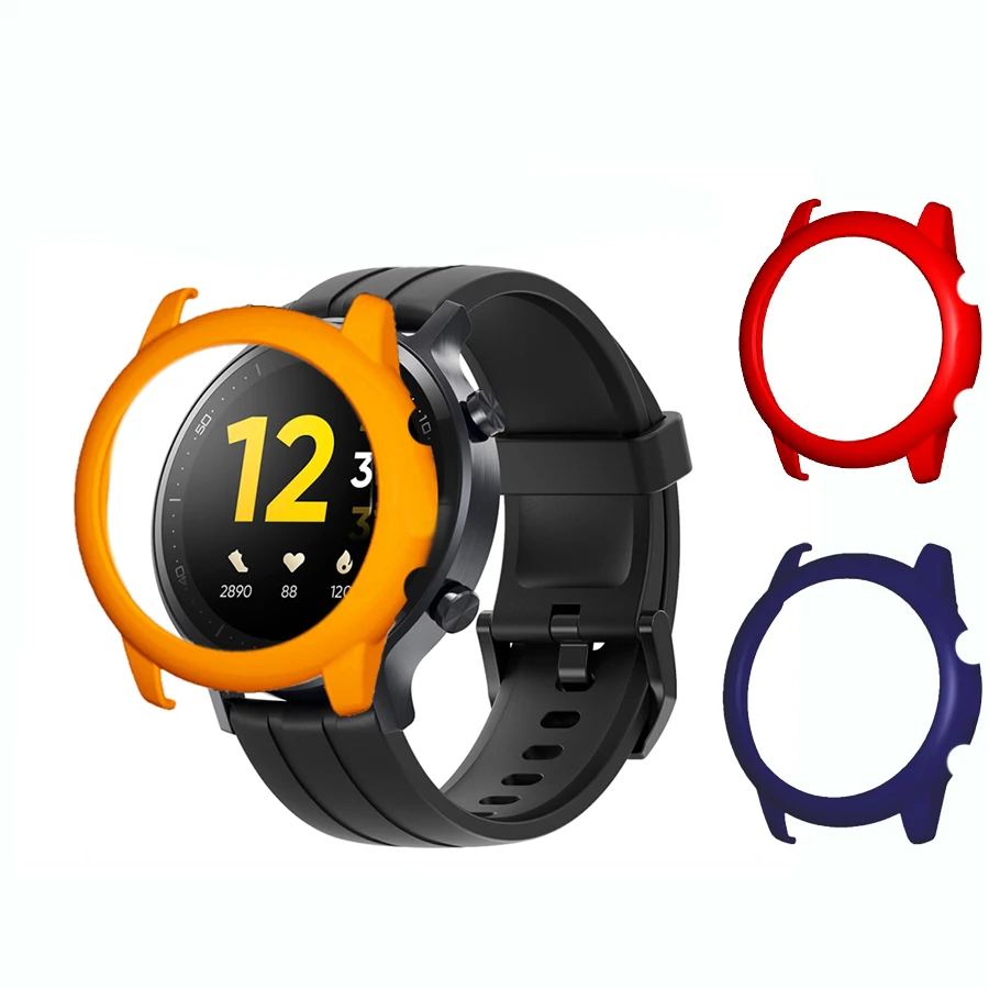 

Screen Protector Case Cover For Realme watch S Smart Watch PC Cases Sunscreen Frame Protect Shell Full Protection