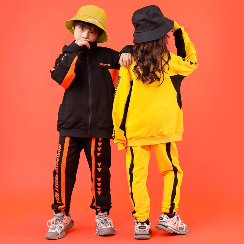 Крутой Детский свитер с высоким воротником спортивный костюм для бега