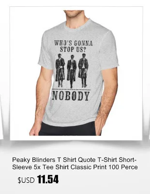 Футболка Peaky Blinders, футболка Peaky Blinders, футболка с графикой, 100 хлопок, футболка с коротким рукавом, 6xl, Мужская модная Милая футболка