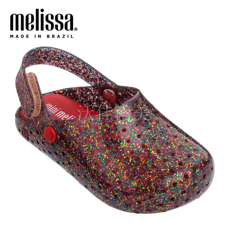 Melissa Mini/Обувь для мальчиков и девочек Сандалии с отверстиями Новинка 2020 года