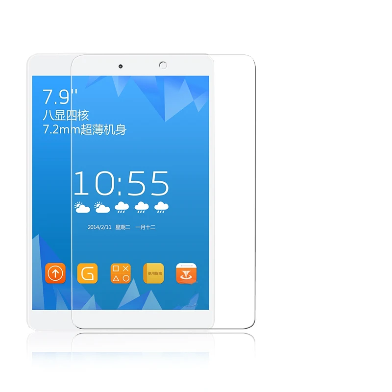 

9H 2.5D Tempered Glass film for Teclast A88mini 7.9" Tablet PC Anti-shatter front Screen protector Protective HD lcd films