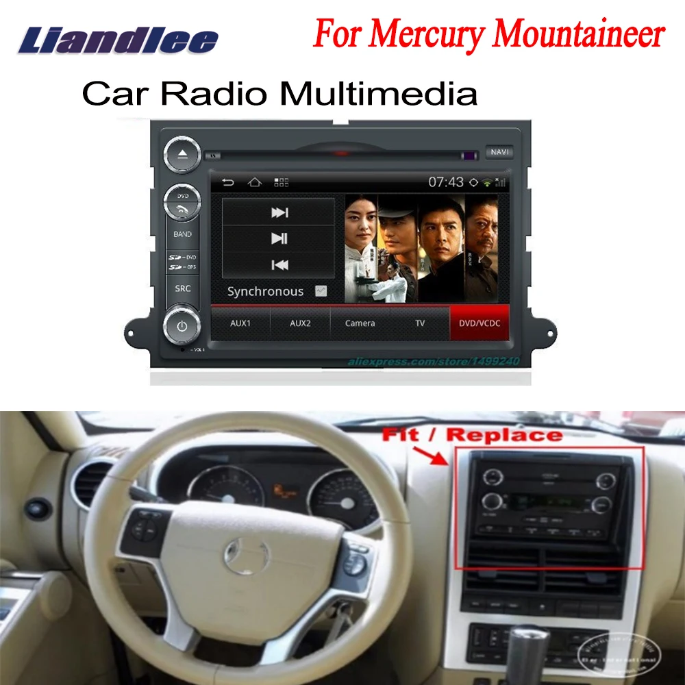 Автомобильный Android GPS-навигатор для Mercury Mountaineer 2007 ~ 2009 Радио ТВ DVD плеер Аудио Видео