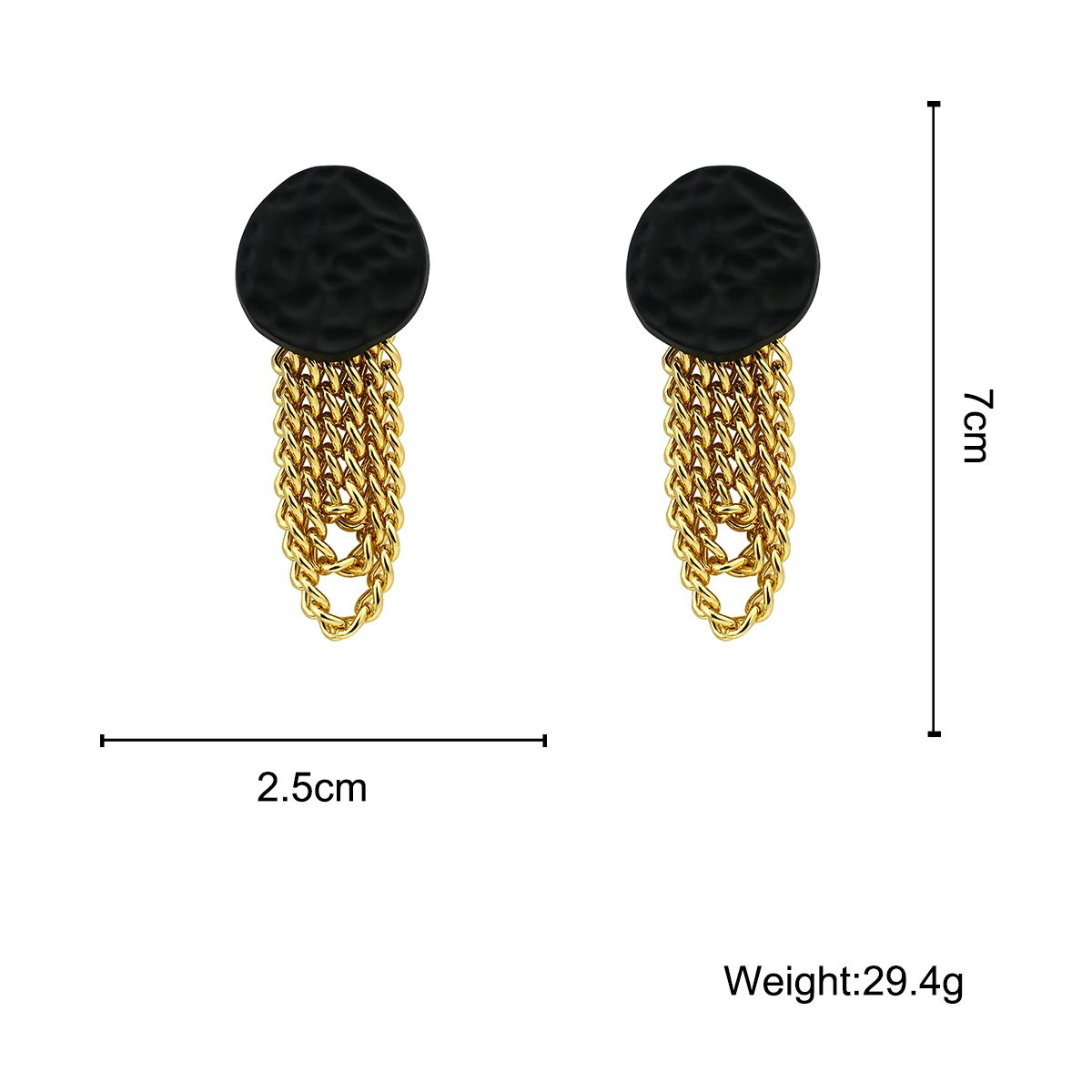 

AMORCOME Fashion Round Tassel Drop Earrings for Women Vintage Statement Geometric Trendy Dangle Earrings Party Wedding Jewelry