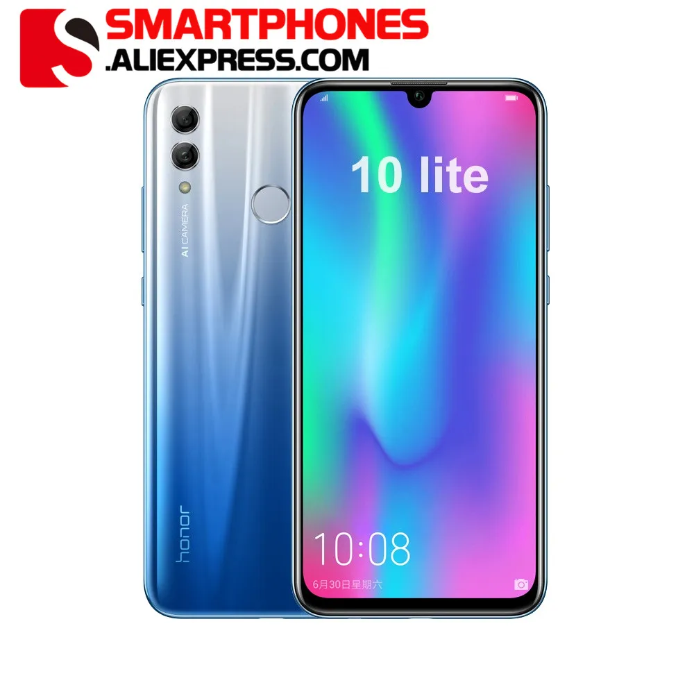 Глобальная версия Honor 10 Lite 3 ГБ 32 смартфон 6 21 дюймов 2340*1080 Восьмиядерный мобильный