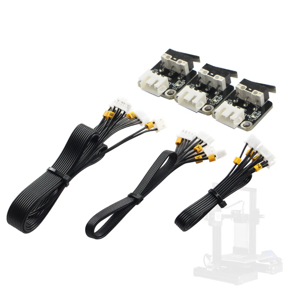 3 Set Mini Easy Install Control XYZ Axis With Cable Limit Switch Repair Office PCB Plug And Play 3D Printer For Ender Pro | Компьютеры и