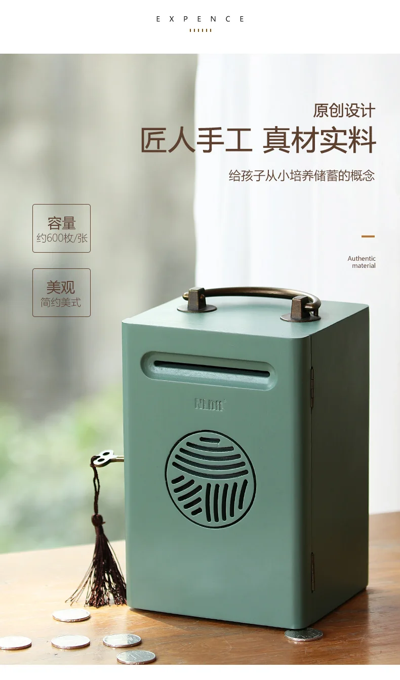

Creative Savings Tank Korean Pastoral Lovely Solid Wood Savings Tank Children's Adult Birthday Gifts Furniture Arrangements