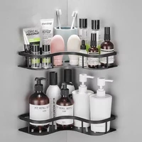 bathroom shelves corner shelf triangle shower caddy organizer shampoo cosmetic storage rack bathroom accessories no drill drain