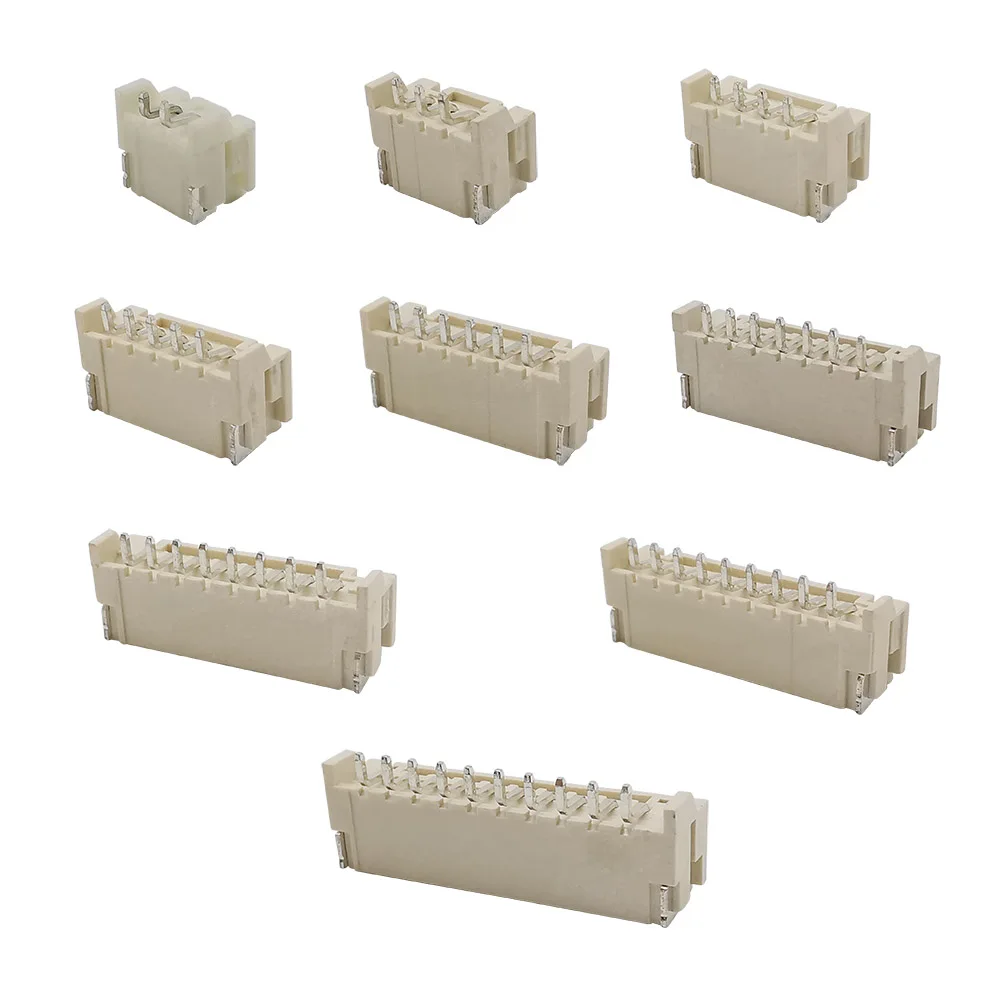 Сложенный горизонтальный разъем SMD JST PH2.0 2-10Pin шаг 100 мм 2-10P 2 0 шт./контактный штекер