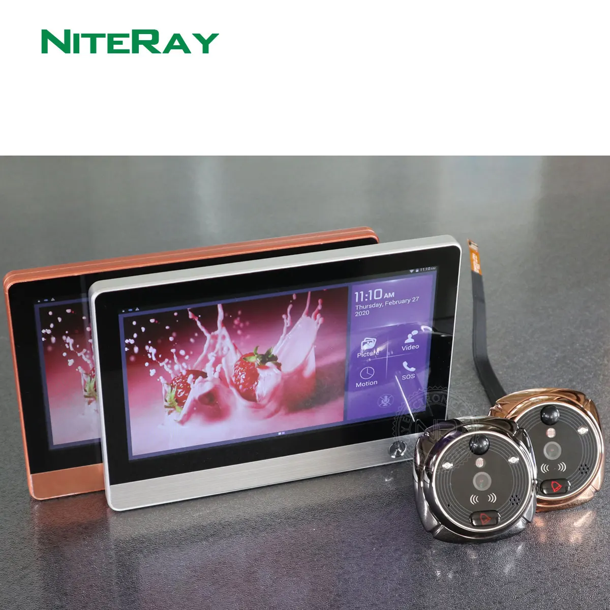 Двусторонний домофон беспроводной дверной глазок камера умный ИК iHome4 с функцией