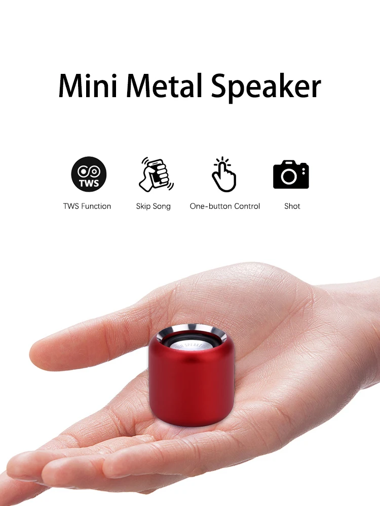 Супермини портативная Bluetooth колонка лучший звук бас дистанционное управление