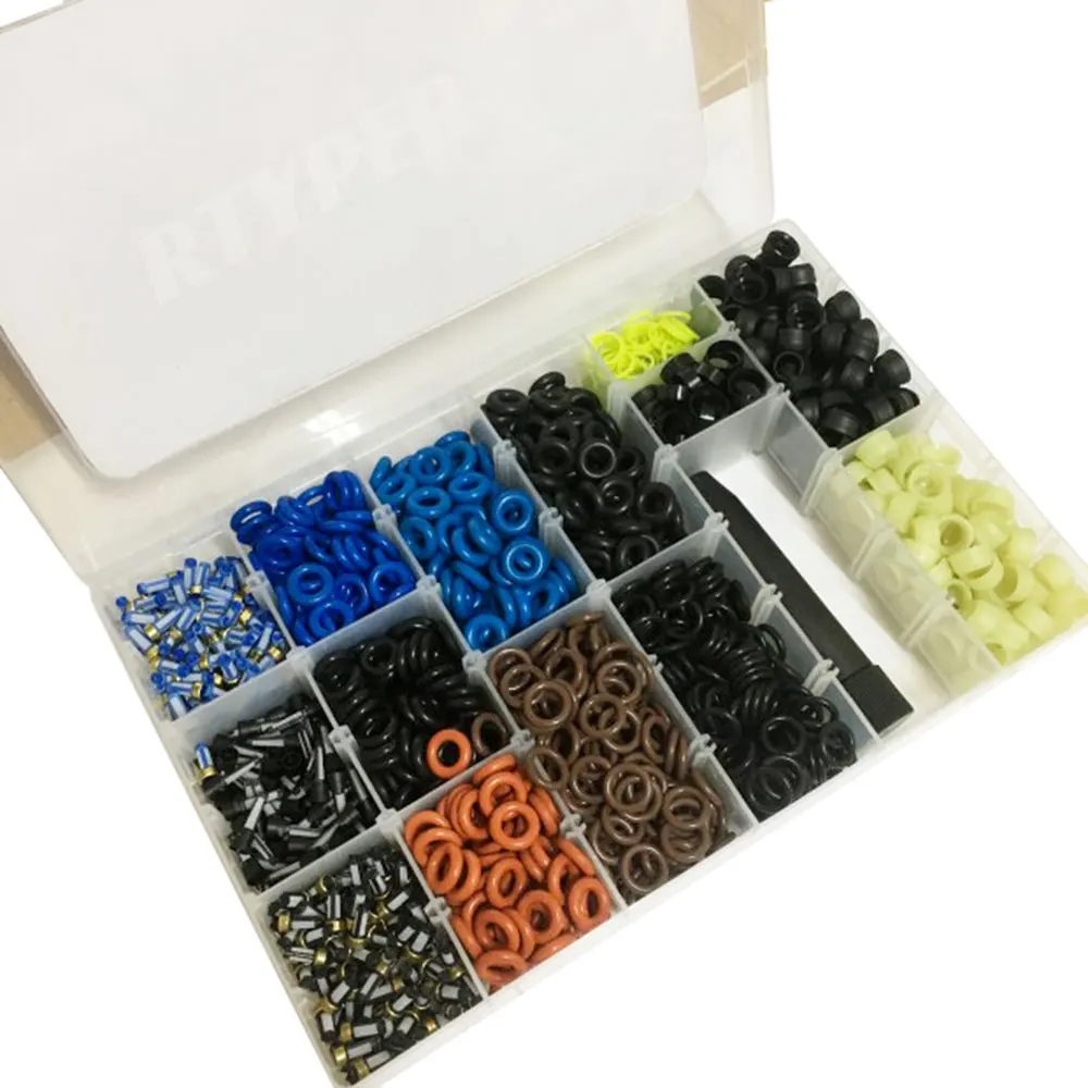 1 Box Fuel Injector Repair Kits Micro Filter Oring Plastic Parts For Universal Delphi топливный инжектор Gmc Astra Fiat Punto |