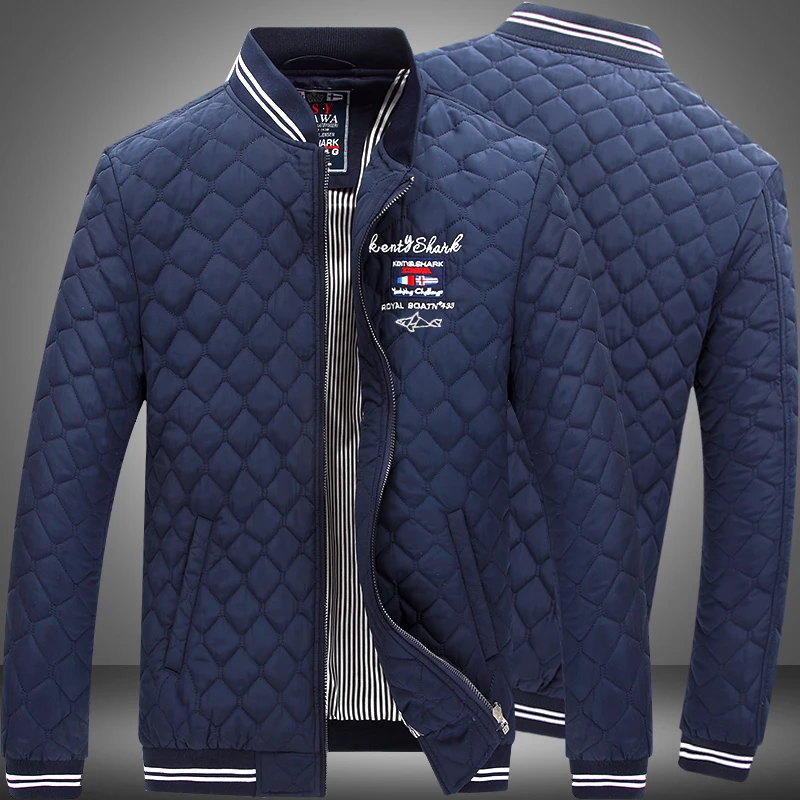 Высокое качество Весна Осень для мужчин Slim Fit shark мужчин s куртки M-4XL парка Повседневная брендовая одежда Eden верхняя одежда новейшая кукла с акулой