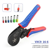 wozobuy ferrule crimping tool kitvxc9 16 6 0 08 16mm2 28 5awg hexagon crimping pliers of high carbon steel jaw with terminal